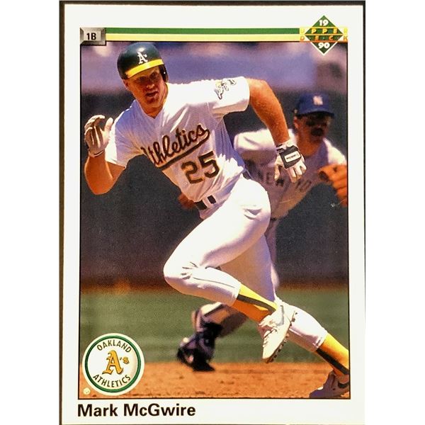 1990 UPPER DECK MARK McGWIRE