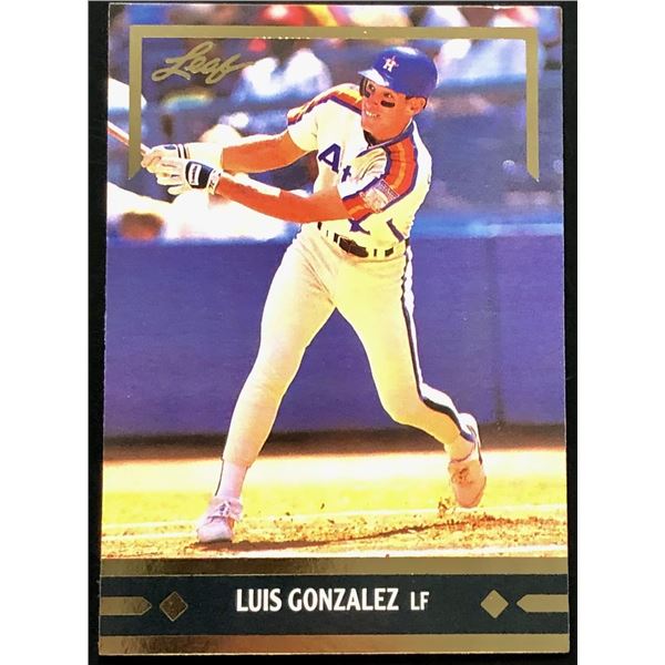 1991 LEAF LUIS GONZALEZ ROOKIE CARD