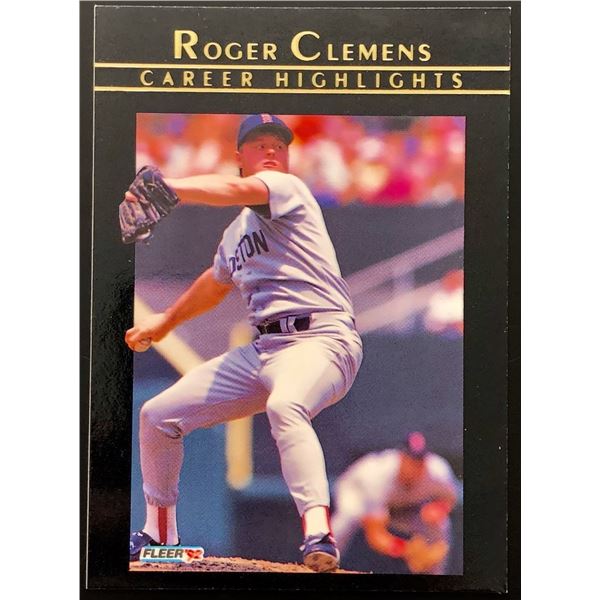 1992 FLEER ROGER CLEMENS