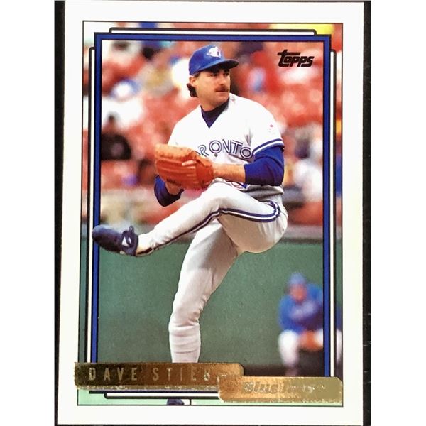 1992 TOPPS DAVE STIEB