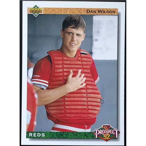 1992 UPPER DECK DAN WILSON ROOKIE CARD