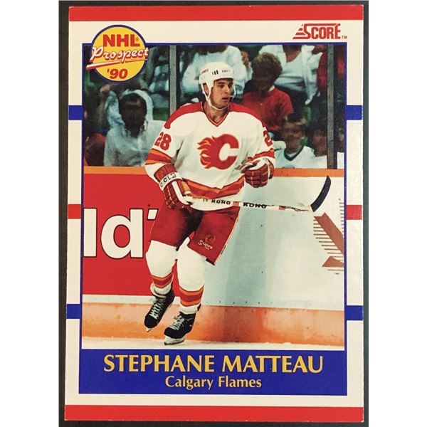 1990-91 SCORE STEPHANE MATTEAU ROOKIE CARD