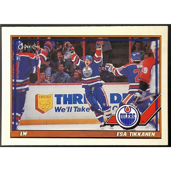 1991-92 O-PEE-CHEE ESA TIKKANEN