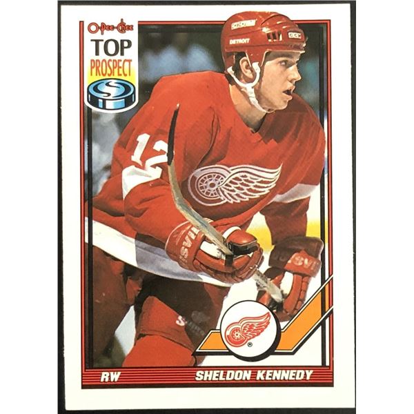1991-92 O-PEE-CHEE SHELDON KENNEDY ROOKIE CARD