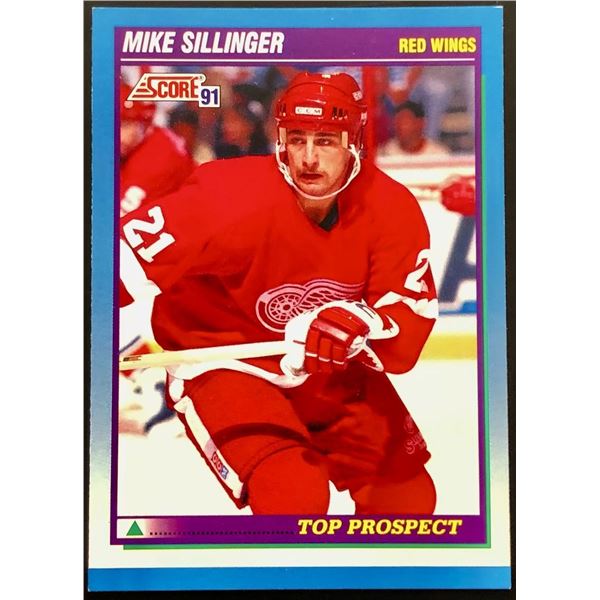 1991-92 SCORE MIKE SILLINGER ROOKIE CARD
