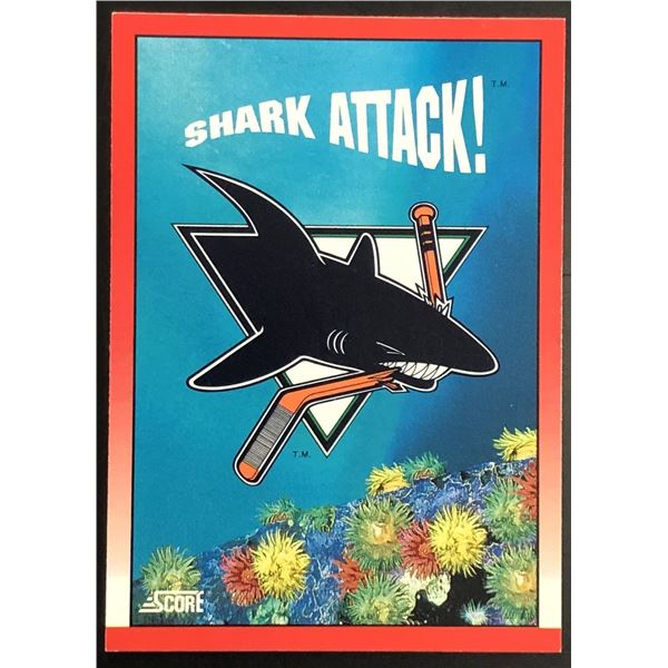 1991-92 SCORE SAN JOSE SHARKS