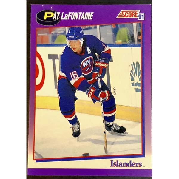 1991-92 SCORE U.S. PAT LAFONTAINE (HOF)