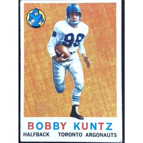 1959 O-PEE-CHEE CFL BOBBY KUNTZ