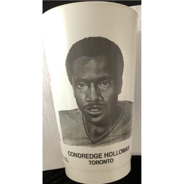 1979 MAC'S MILK SLUSH CFL CUP - CONREDGE HOLLOWAY (HOF)