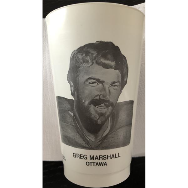 1979 MAC'S MILK SLUSH CFL CUP - GREG MARSHALL (HOF)