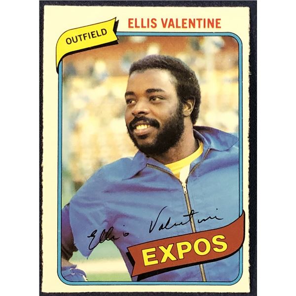 1980 O-PEE-CHEE ELLIS VALENTINE