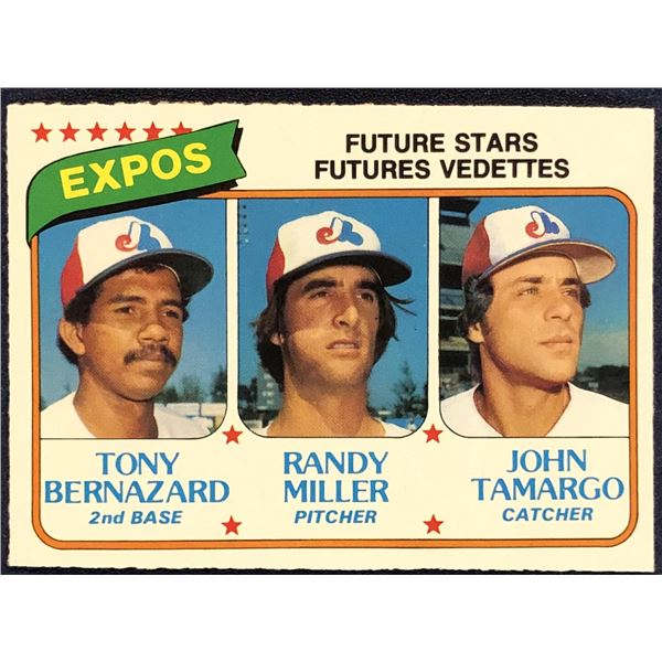 1980 O-PEE-CHEE TONY BERNAZARD ROOKIE CARD