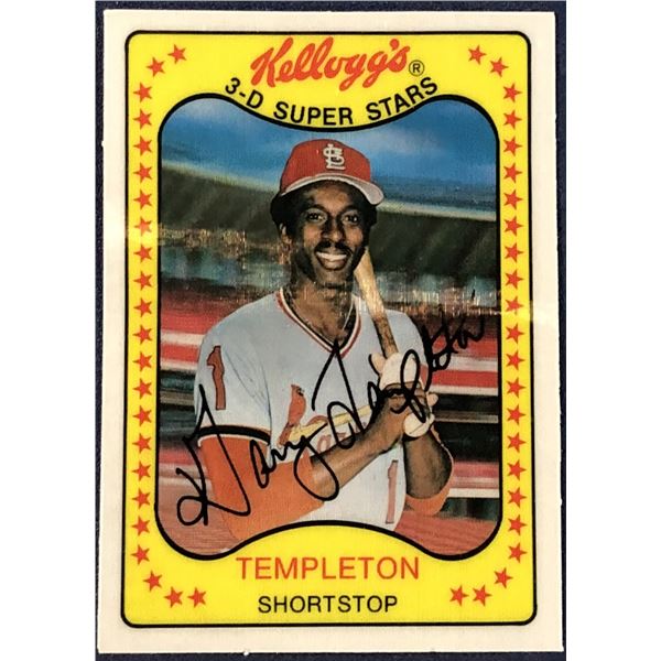 1981 KELLOGGS 3-D BASEBALL GARRY TEMPLETON