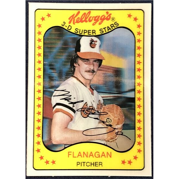 1981 KELLOGGS 3-D BASEBALL MIKE FLANAGAN
