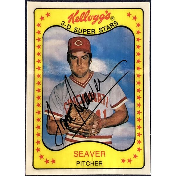 1981 KELLOGGS 3-D BASEBALL TOM SEAVER (HOF)