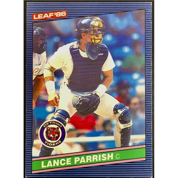 1986 LEAF LANCE PARRISH