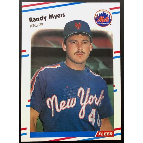 1988 FLEER RANDY MYERS ROOKIE CARD