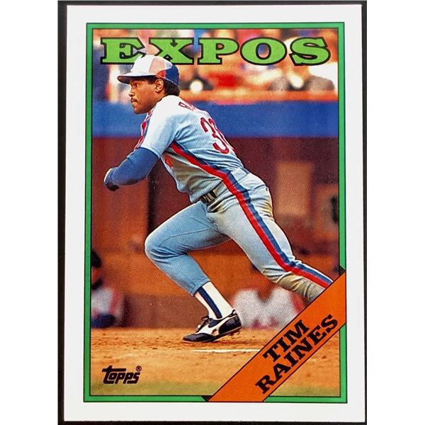 1988 TOPPS TIM RAINES (HOF)