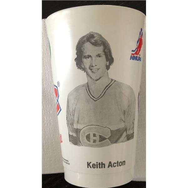 1980-81 7-ELEVEN NHL SLURPEE CUP - KEITH ACTON