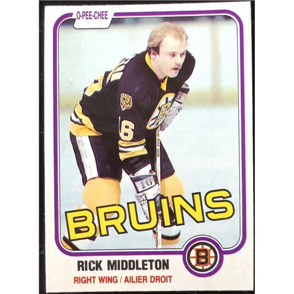 1981-82 O-PEE-CHEE RICK MIDDLETON (HOF)