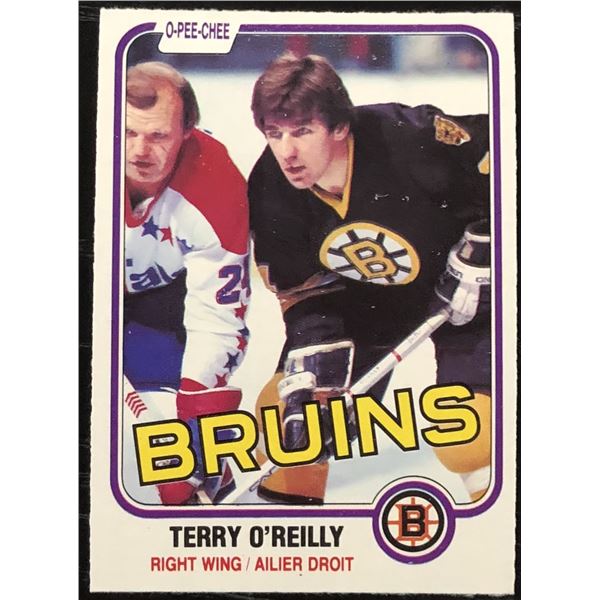 1981-82 O-PEE-CHEE TERRY O'REILLY