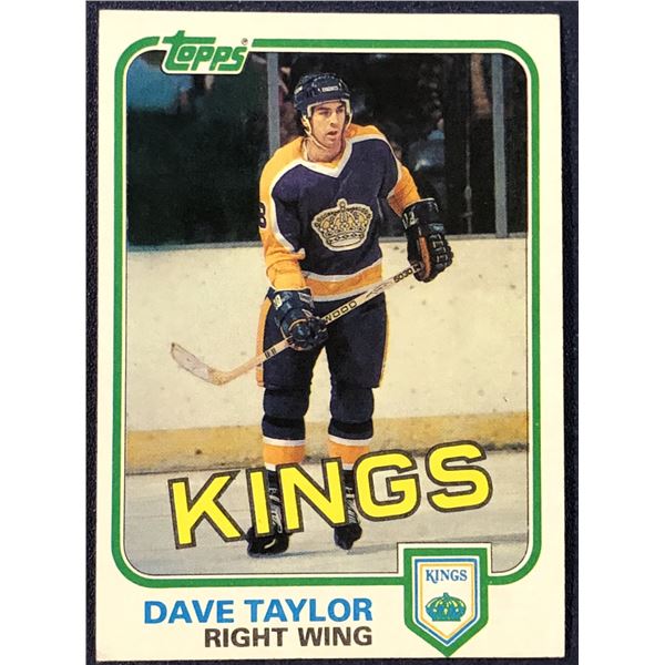 1981-82 TOPPS DAVE TAYLOR (HOF)