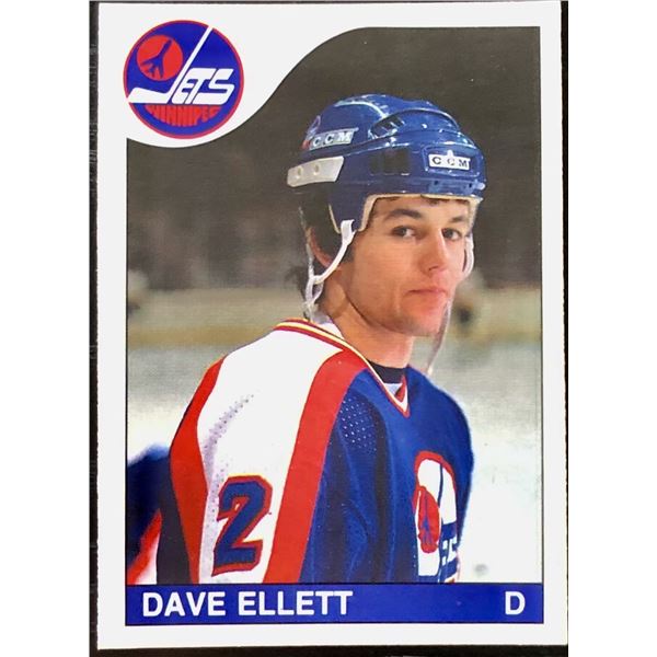 1985-86 O-PEE-CHEE DAVE ELLETT ROOKIE CARD