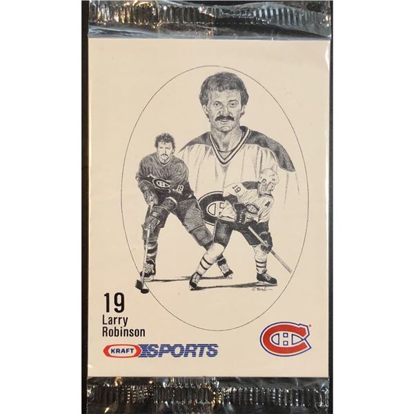 1986-87 KRAFT FOODS LARRY ROBINSON (HOF)