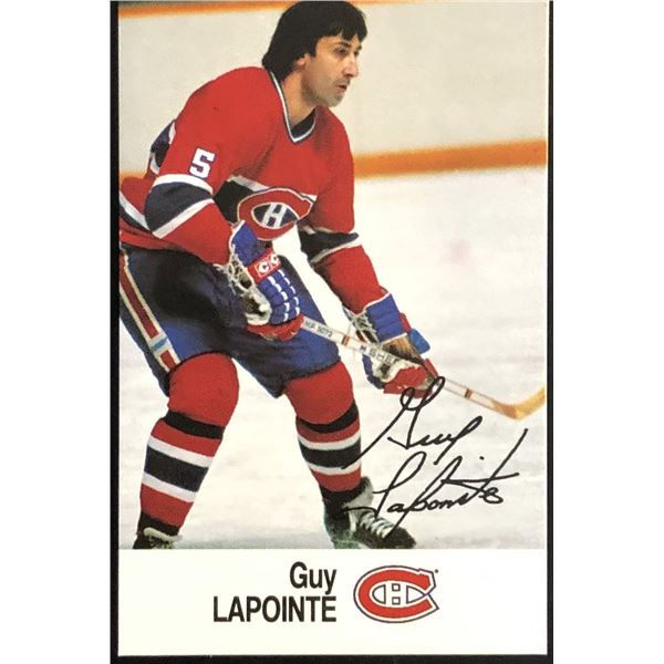1988-89 ESSO GUY LAPOINTE (HOF)