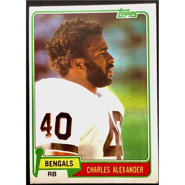 1981 TOPPS CHARLES ALEXANDER