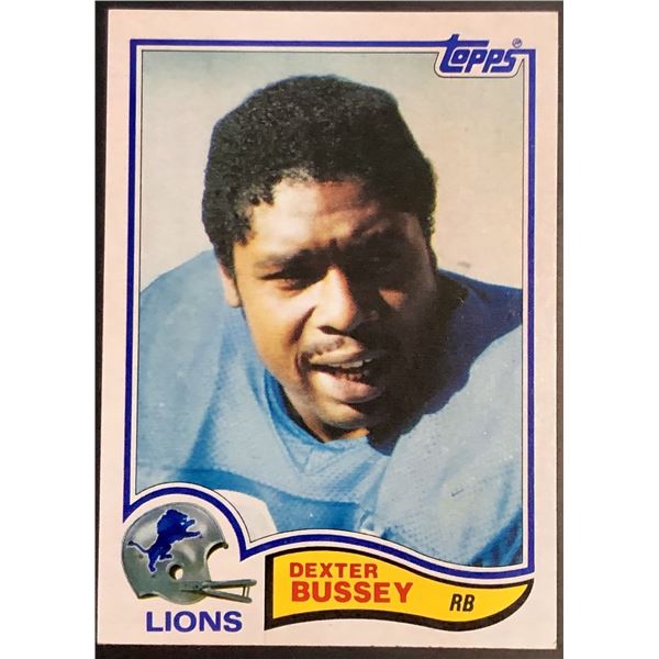 1982 TOPPS DEXTER BUSSEY