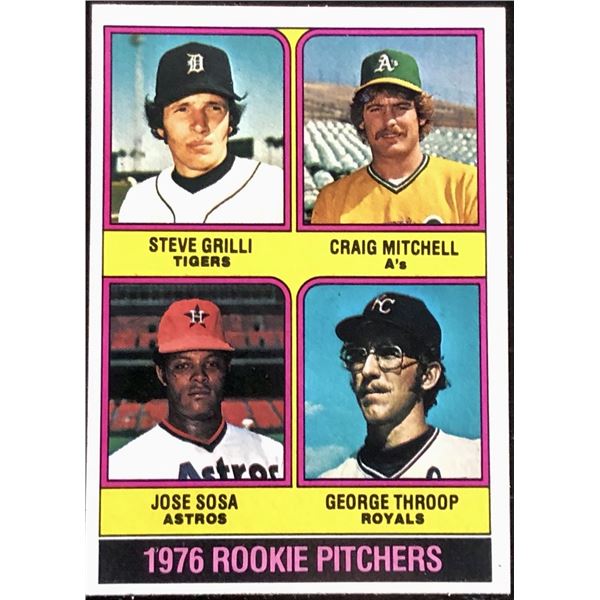 1976 TOPPS STEVE GRILLI ROOKIE CARD