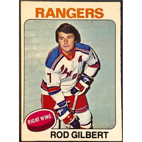 1975-76 NHL O-PEE-CHEE ROD GILBERT (HOF)