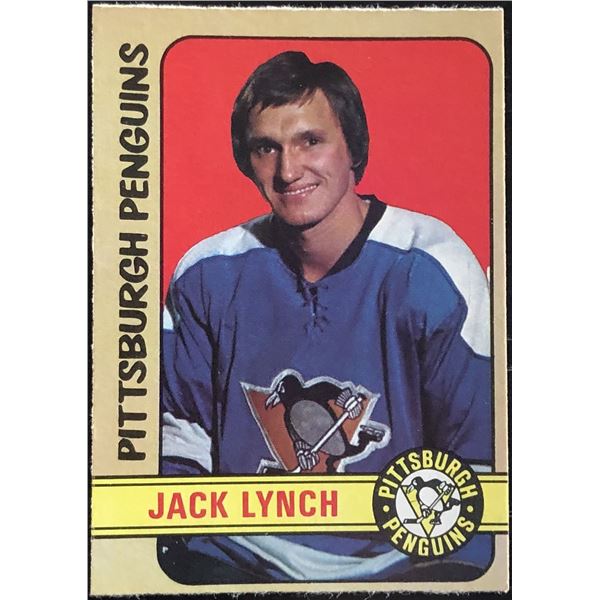 1972-73 O-PEE-CHEE JACK LYNCH ROOKIE CARD