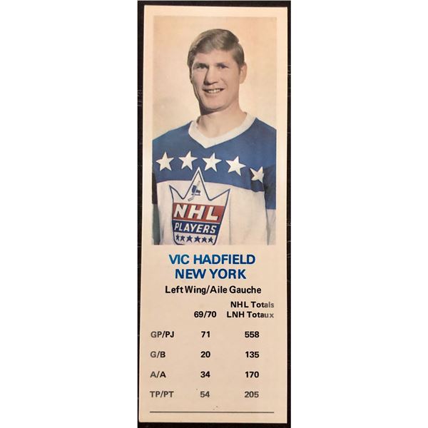 1970-71 DAD'S COOKIES VIC HADFIELD