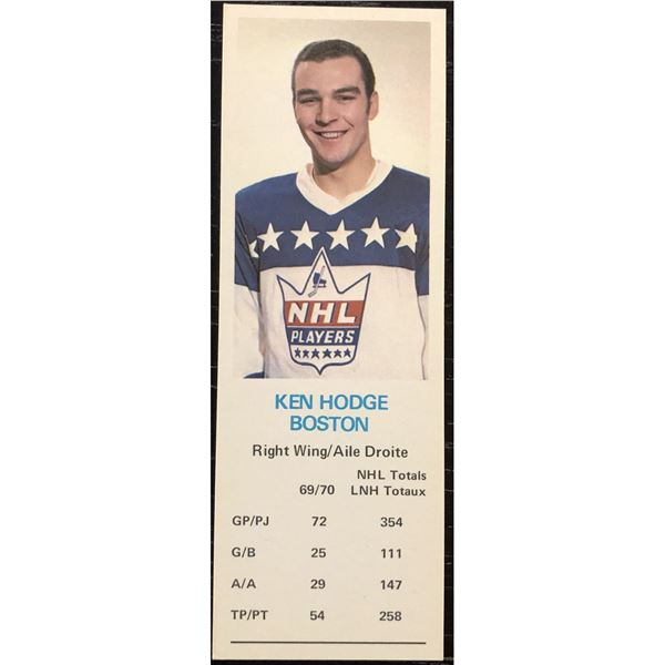 1970-71 DAD'S COOKIES KEN HODGE