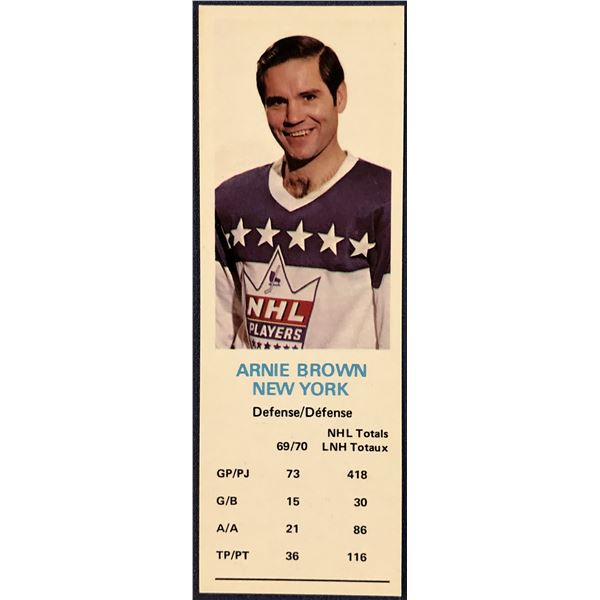 1970-71 DAD'S COOKIES ARNIE BROWN