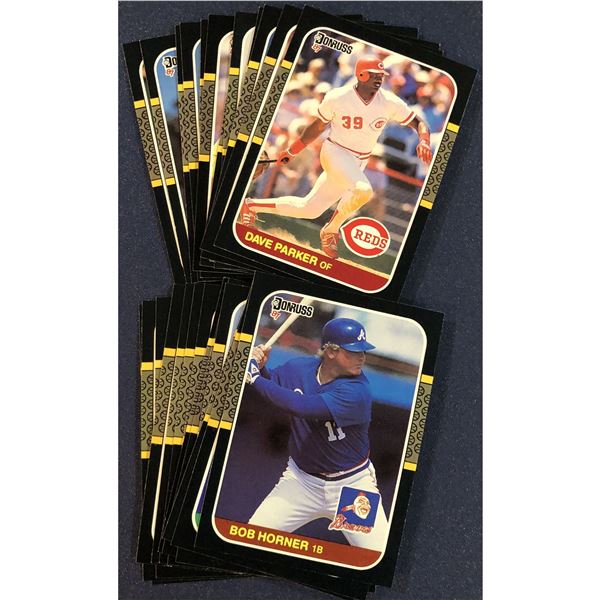 1987 DONRUSS BASEBALL COLLECTION - 25 CARDS