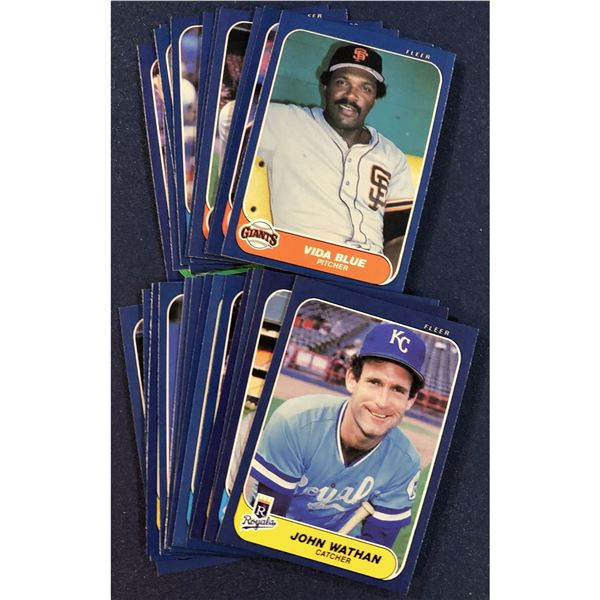 1986 FLEER BASEBALL COLLECTION - 25 CARDS