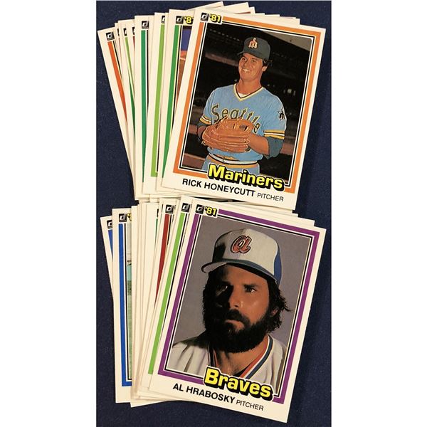 1981 DONRUSS BASEBALL COLLECTION - 25 CARDS