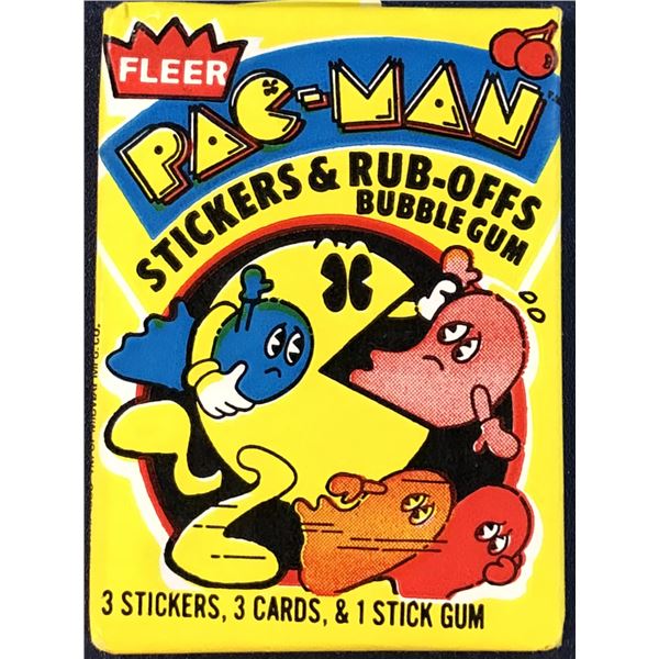 1980 FLEER PAC-MAN WAX PACK