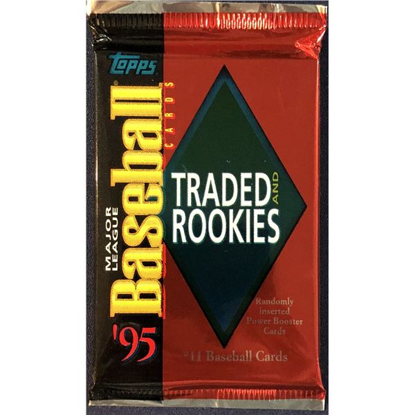 1995 TOPPS BASEBALL TRADED WAX PACK