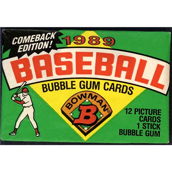 1989 BOWMAN BASEBALL WAX PACK