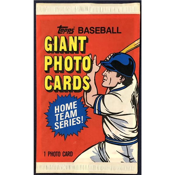 1981 TOPPS GIANT PHOTO CARDS PACK