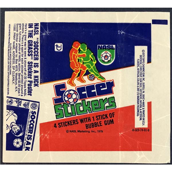 1979 TOPPS NASL SOCCER WRAPPER
