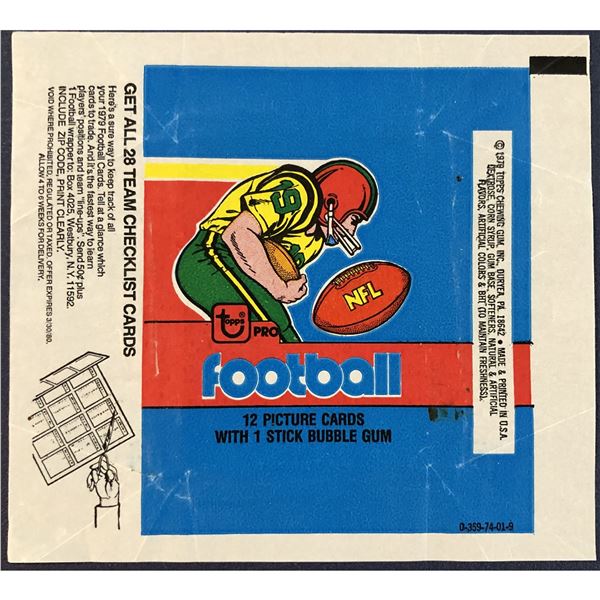 1979 TOPPS FOOTBALL WRAPPER
