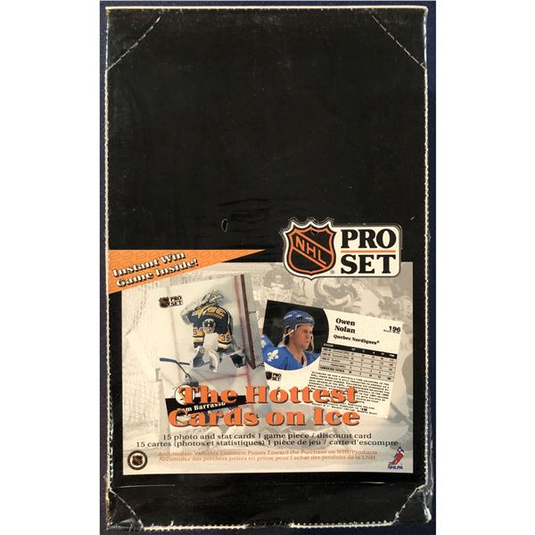 1991-92 PRO SET NHL WAX BOX