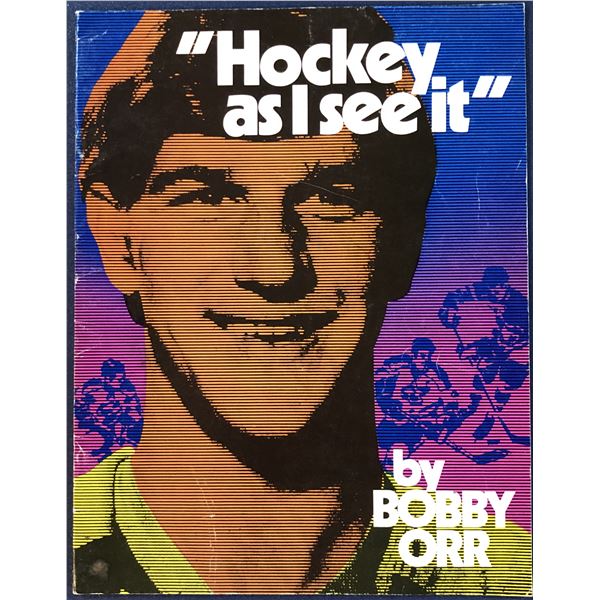 1977 PEPSI COLA BOBBY ORR "HOCKEY AS I SEE IT" MAGAZINE