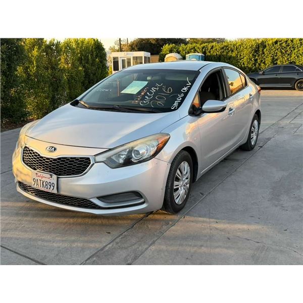 KIA FORTE 2016 T-REPO-SMOG-2 DAYS