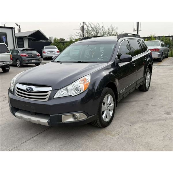 SUBA OUTBACK 2012 O/S TITLE 2 DAYS